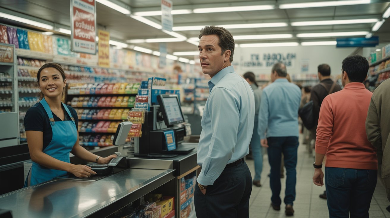 Guy Tries to Break Cashier’s Patience, Ends Up Breaking His Own Pride