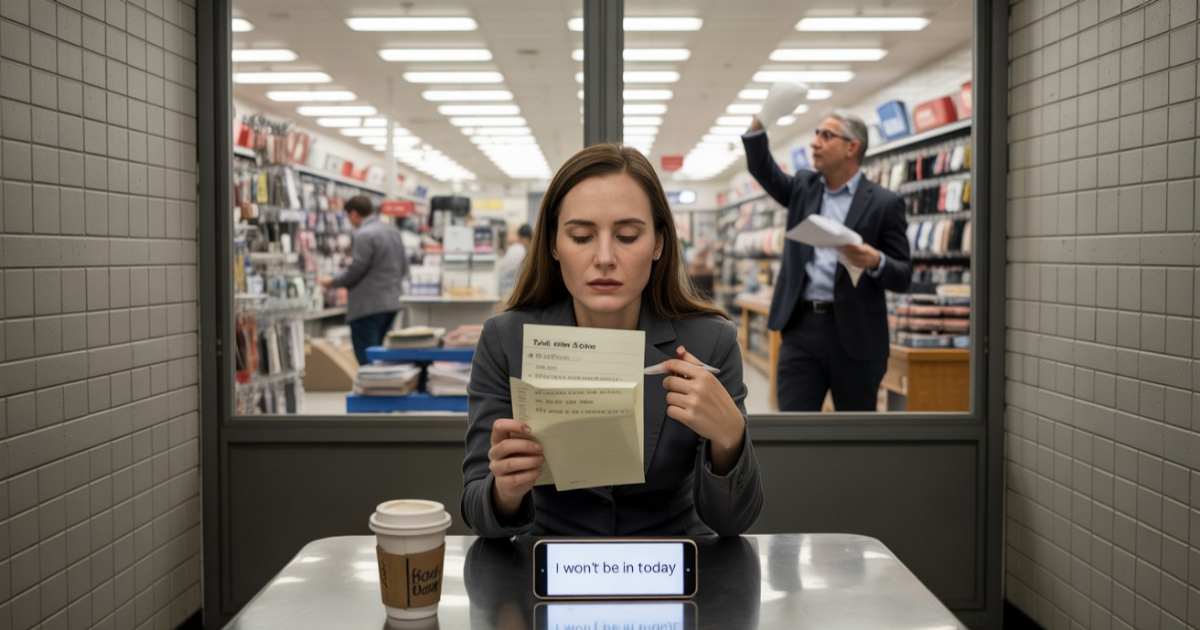 Manager Says She Can’t Leave Early, So She Doesn’t Show Up At All