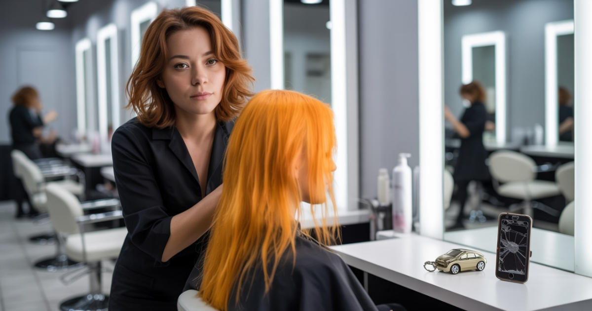 Client Refused To Be Patient After Stylist’s Accident, Walked Out Looking Like A Traffic Cone