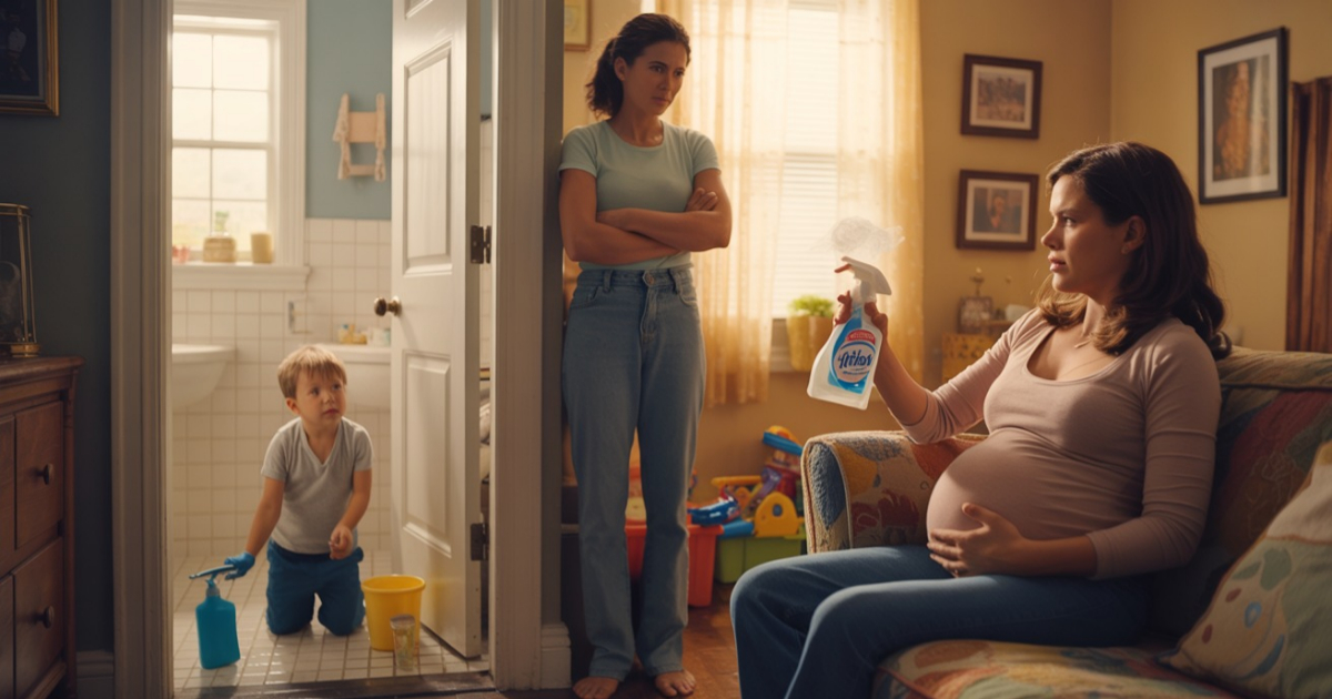 Pregnant Sister Calls Her Sibling Heartless After Being Told To Clean Up Her Own Son’s Bathroom Chaos Pregnant Sister Calls Her Sibling Heartless After Being Told To Clean Up Her Own Son’s Bathroom Chaos