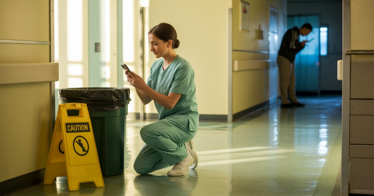 Janitor Sets A Trap And Catches The Coworker Who Kept Letting Trash Pile Up