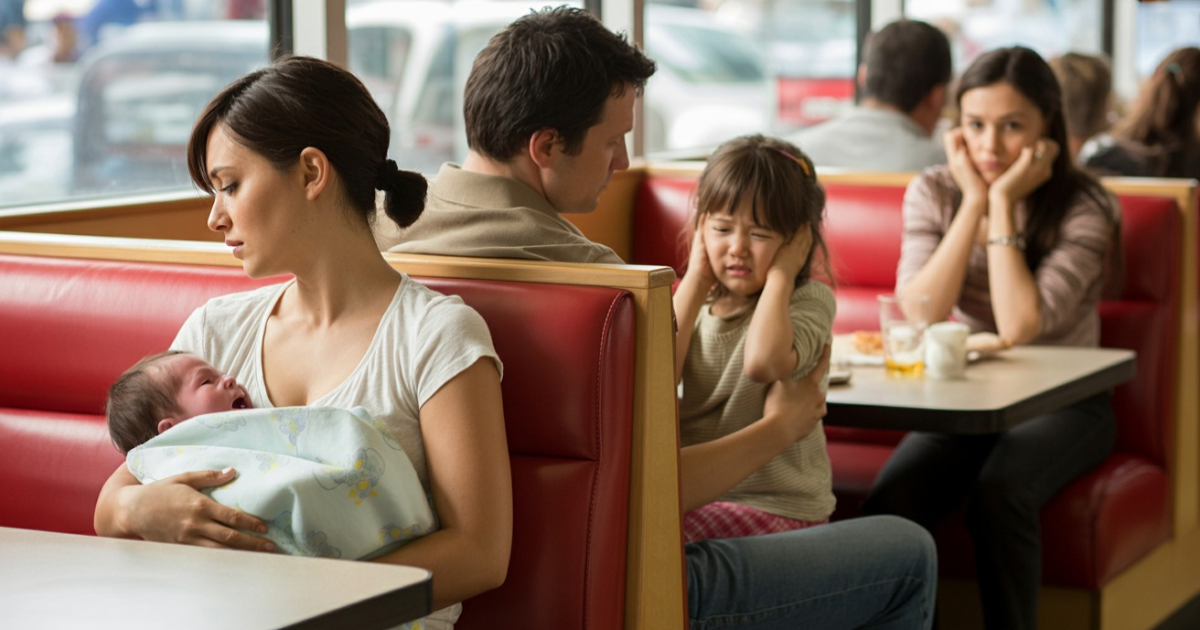 Man Asks A Stranger To Explain Her Baby’s Crying To His Autistic Daughter, Girlfriend Calls Him Out