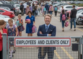 Daycare Manager Tries To Take Over Parking Spots, Employee Gets Sweet Revenge With A Gate Daycare Manager Tries To Take Over Parking Spots, Employee Gets Sweet Revenge With A Gate