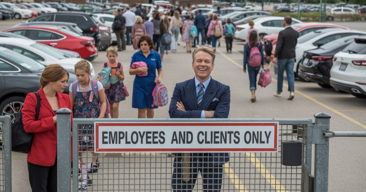 Daycare Manager Tries To Take Over Parking Spots, Employee Gets Sweet Revenge With A Gate