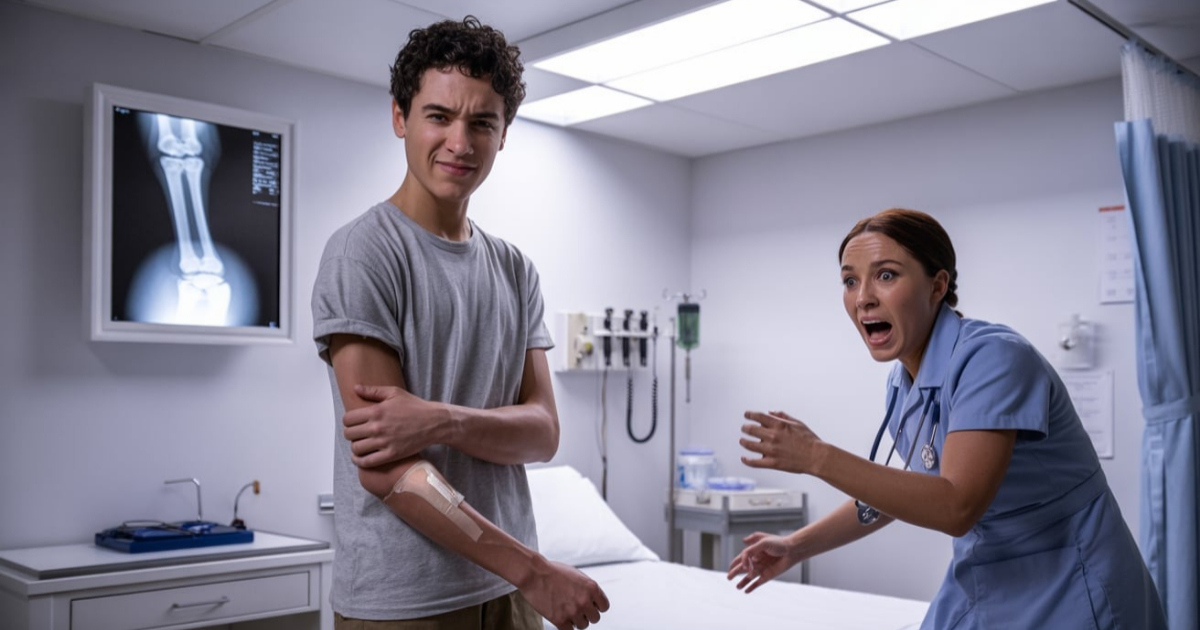 Teen Breaks Arm In Half, Nurse Doesn’t Believe Him So He Bends It To Prove It