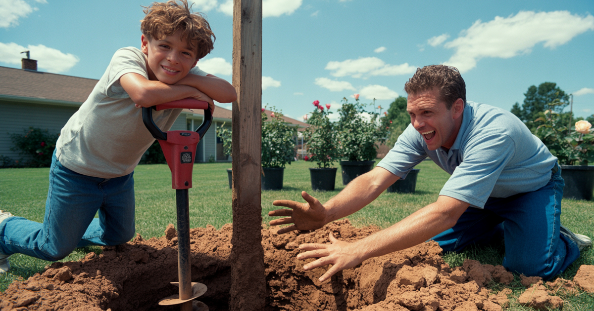 Dad Says “Keep Digging Until I Get Back”, Tween Son Takes It Literally And Builds A Five-Foot Hole Dad Says “Keep Digging Until I Get Back”, Tween Son Takes It Literally And Builds A Five-Foot Hole