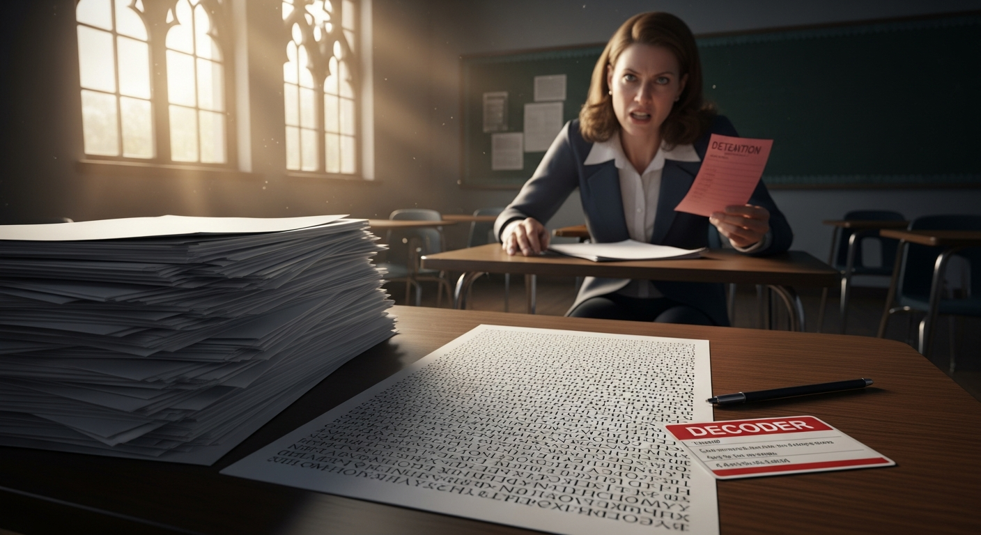 The Irony: Religious School Teacher Asked for an 'Alien Perspective' Then Punished Creativity The Irony: Religious School Teacher Asked for an 'Alien Perspective' Then Punished Creativity