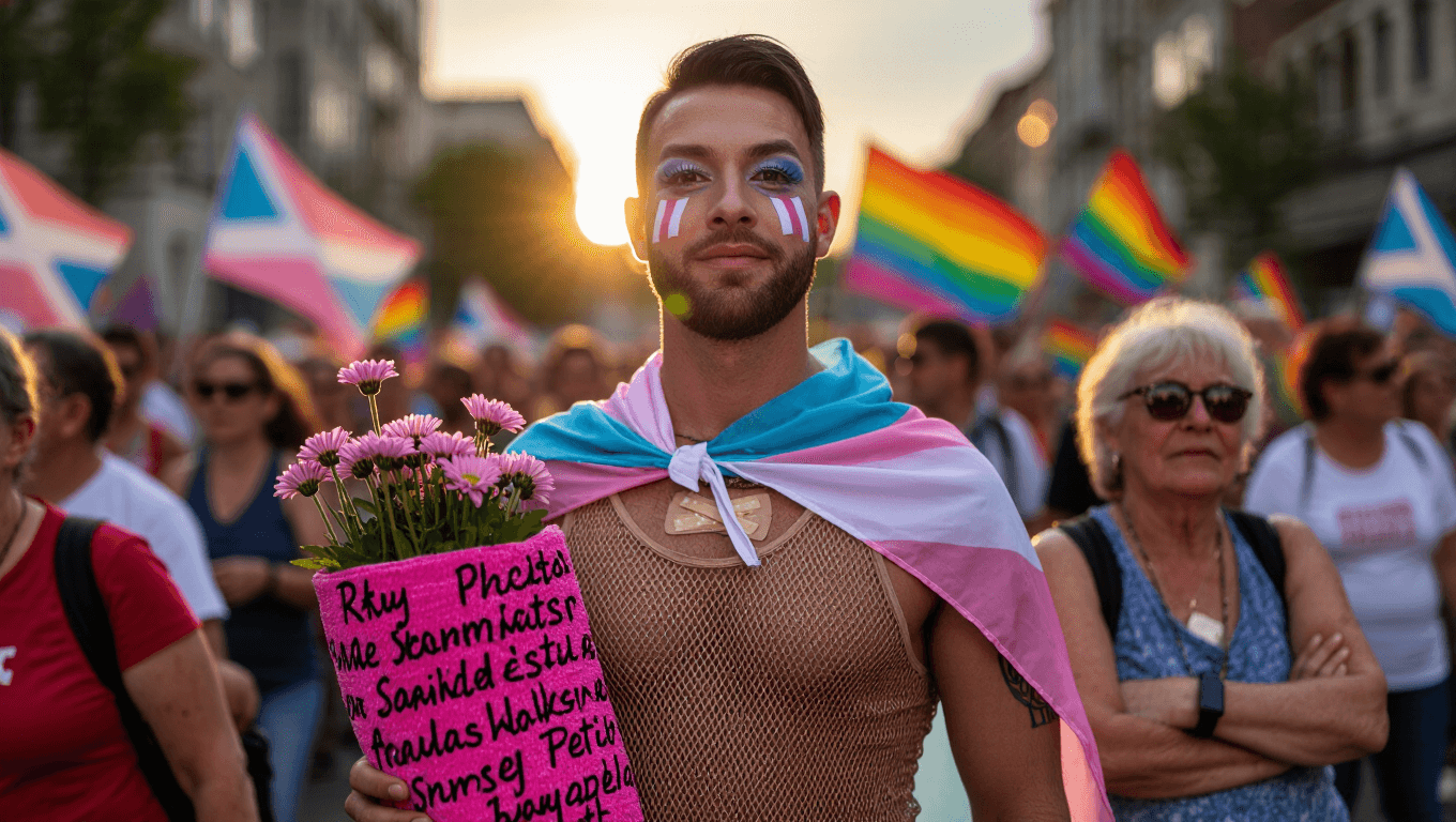 From Pink Towel to Pride Cape: One Trans Man’s Moment of Reckoning