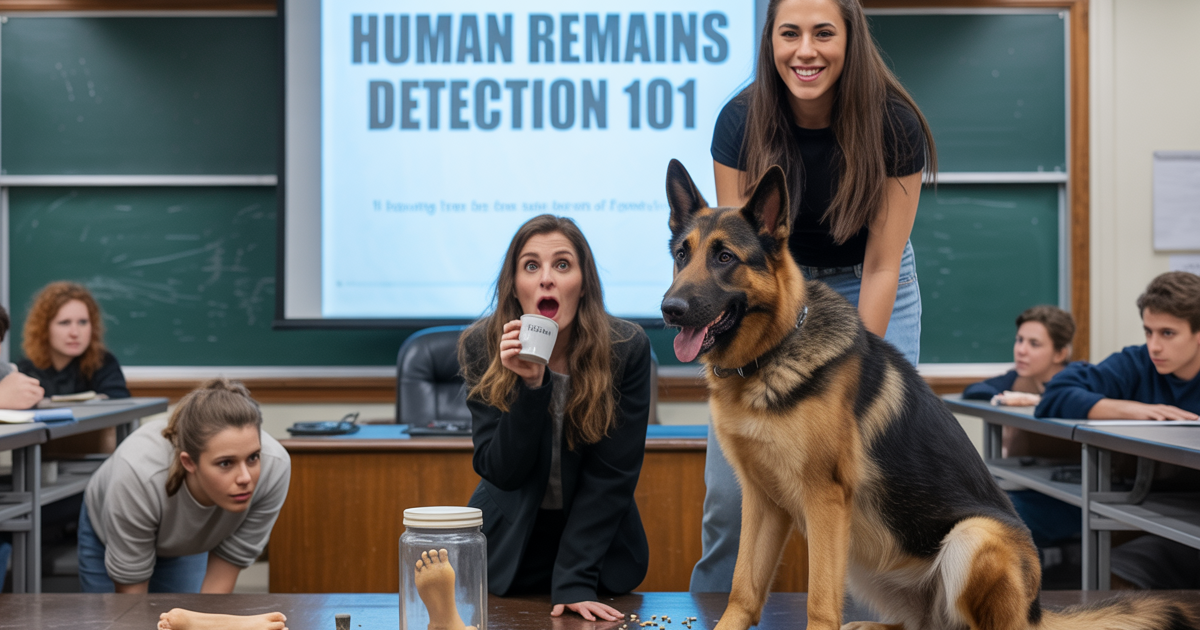 Professor Told Student To ‘Toughen Up’, So They Brought A Cadaver Dog And Human Remains To Class Professor Told Student To ‘Toughen Up’, So They Brought A Cadaver Dog And Human Remains To Class