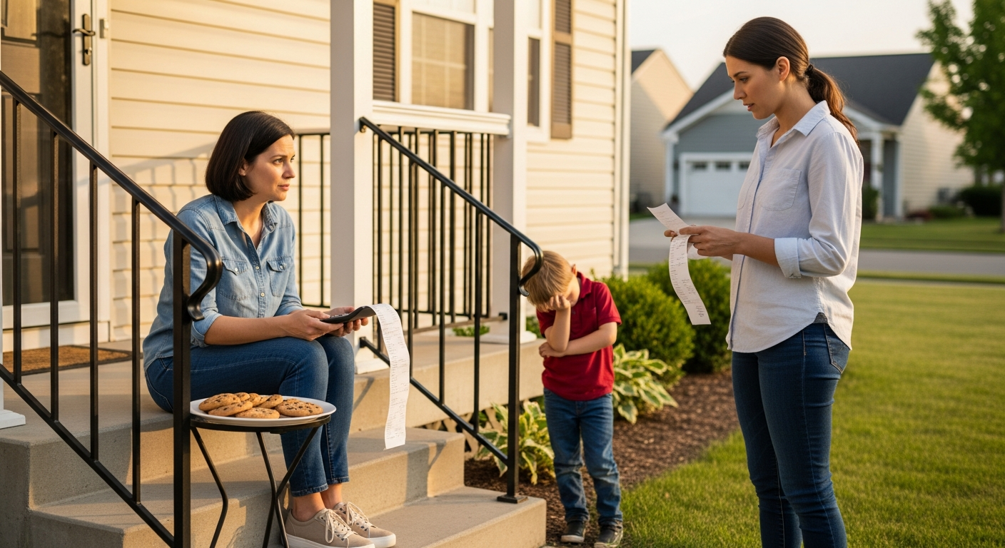 Neighbor Demands Cash, Gets A $23 Bill After Ruining Kids’ Day