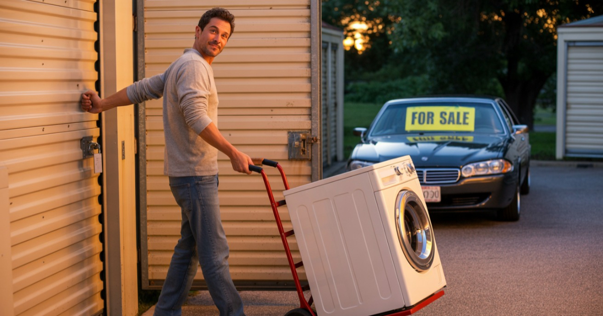 Ex-Wife Told Him To Get His Stuff Out—He Took It All, Including The Washer She Wanted Most
