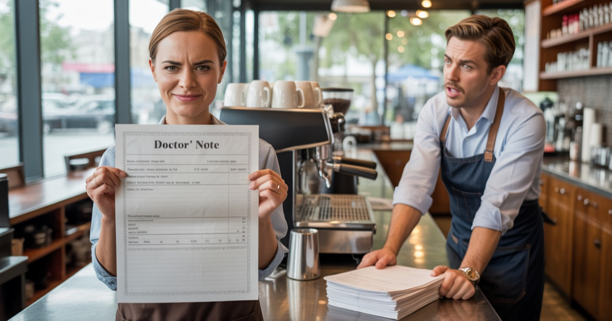 Manager Refuses To Let Employee Sit And Demands Doctor’s Note, Gets More Than He Bargained For