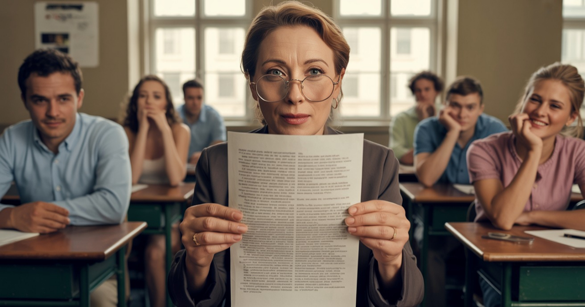 Professor Insists On 4000 Words In A Single Page, Students Hilariously Comply