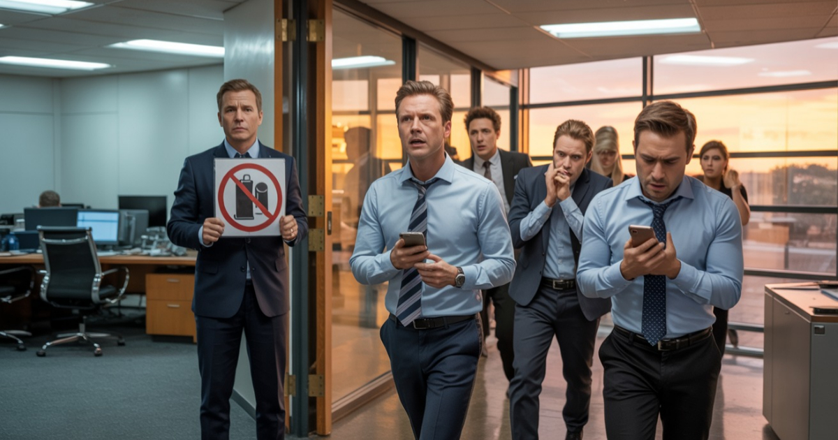 Manager Bans Phones, Then Calls For Help—Employee Follows The Rule And Leaves Him Hanging