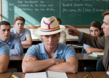 Teen Shows Up To Class With Fresh Stitches From A Brutal Car Accident, Teacher Insists No Hats, Chaos Ensues Teen Shows Up To Class With Fresh Stitches From A Brutal Car Accident, Teacher Insists No Hats, Chaos Ensues