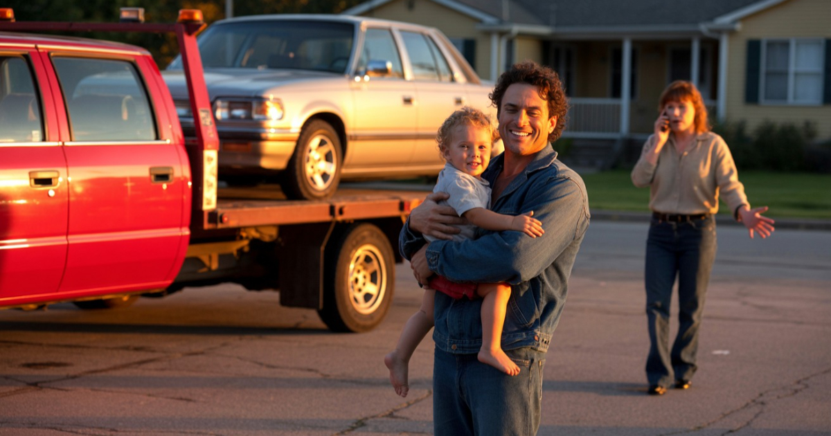 Ex Wanted the Car In The Divorce, He Let Her Have It Until The Repo Truck Arrived