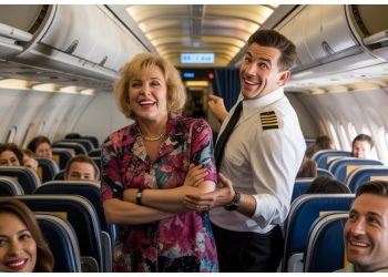 The Karen Who Tried to Rush Off a Plane – And the Captain Had a Special Surprise