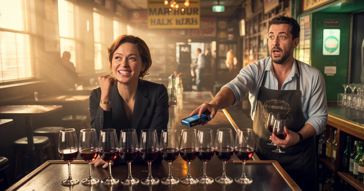 Pub Forces $20 Card Minimum On Solo Drinker, She Orders 8 Wines And Reports Them For Breaking The Rules