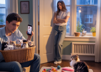 Girlfriend Called Him Creepy For Calling His Kittens ‘My Babies’, He Refused To Back Down Girlfriend Called Him Creepy For Calling His Kittens ‘My Babies’, He Refused To Back Down