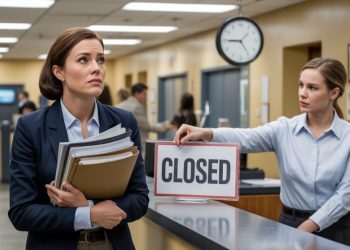 Woman Races Against Time To Submit Paperwork, But A Racist Comment Leads To Her Being Shut Out