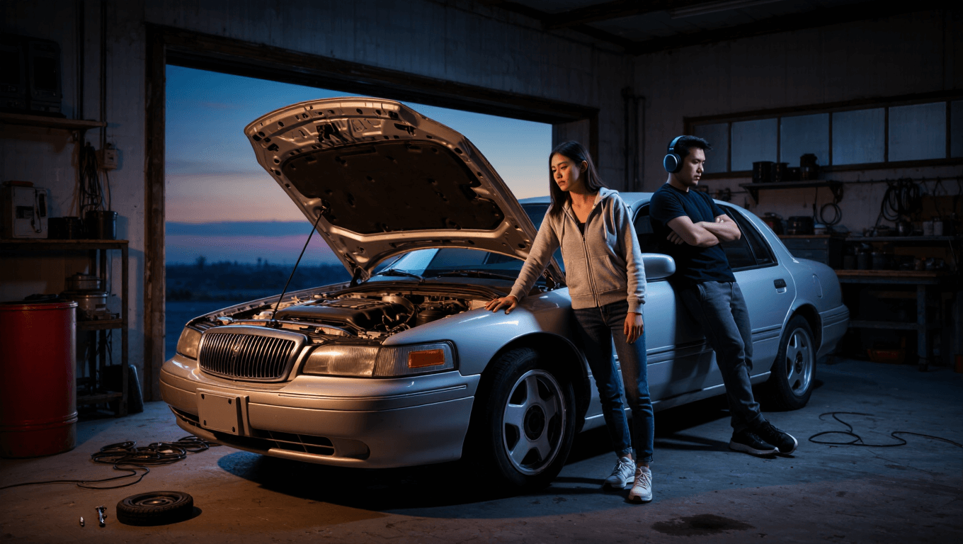 Woman Asks for Car Help, Boyfriend Refuses So She Turns to Her Ex!!