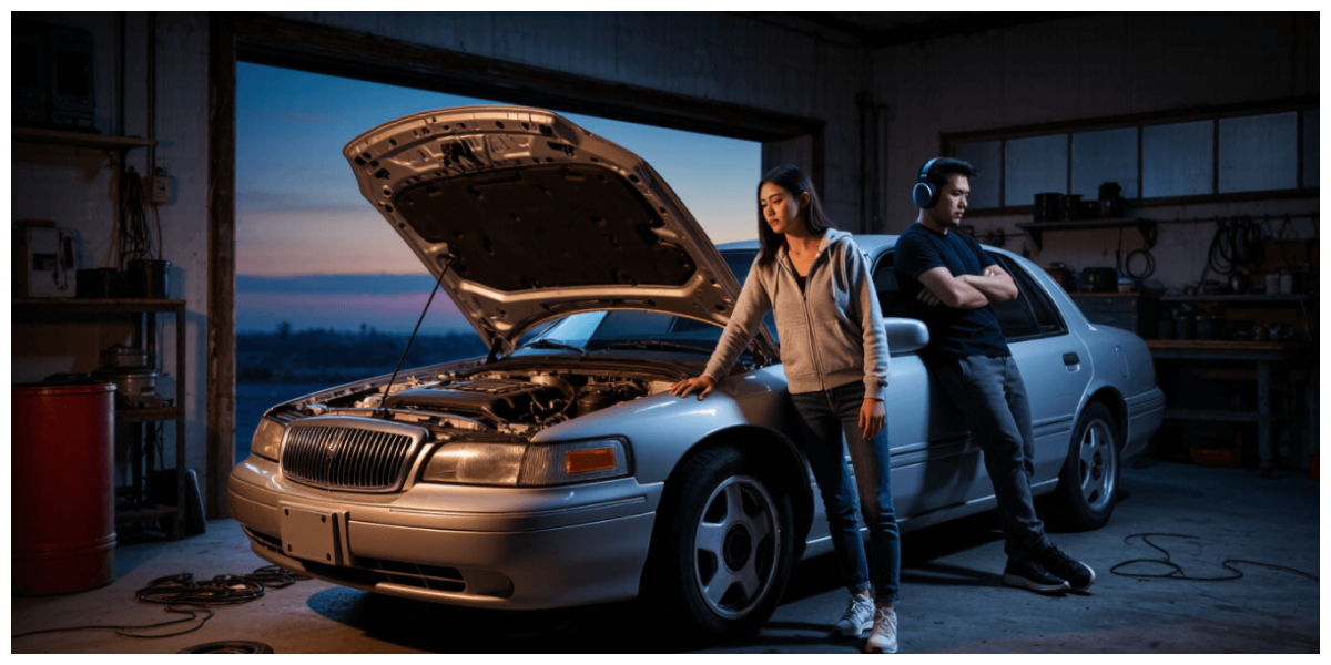 Woman Asks For Car Help, Boyfriend Refuses So She Turns To Her Ex!!