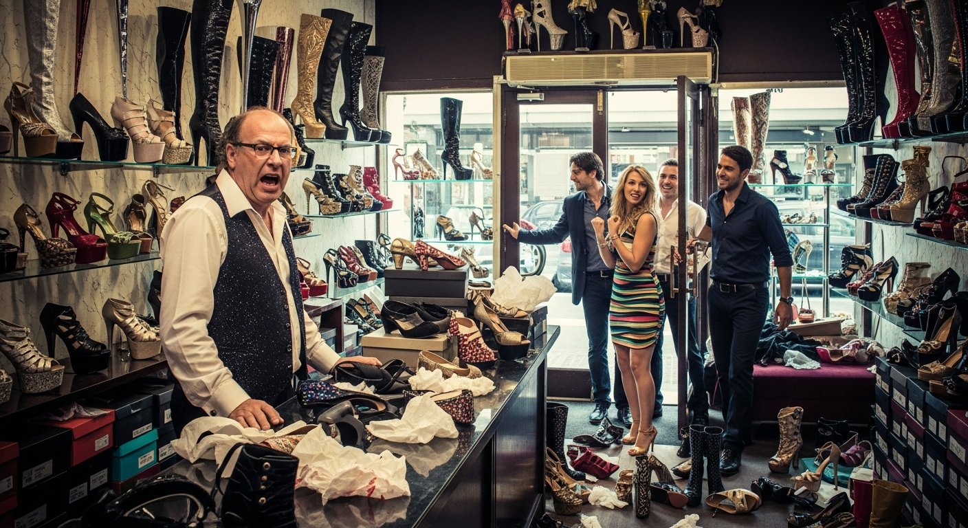 Rude Shoe Clerk Gets a Taste of Her Own Medicine From a Pack of Friends Rude Shoe Clerk Gets a Taste of Her Own Medicine From a Pack of Friends