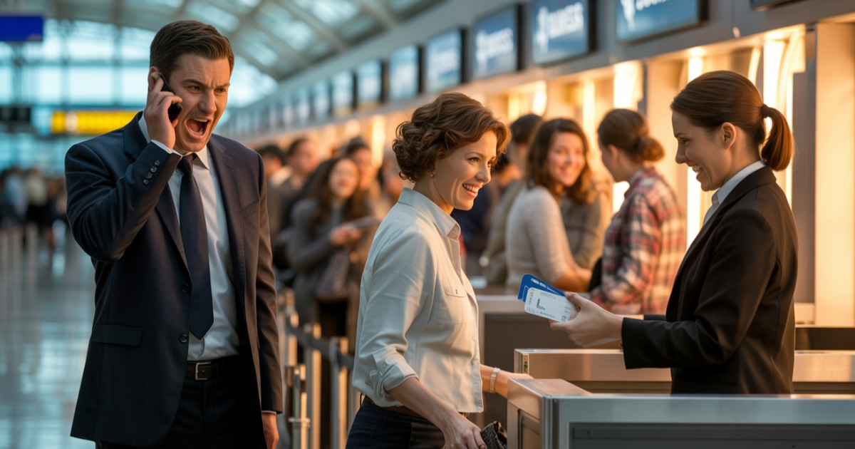Entitled Passenger Demands Free Business Upgrade, Agent Gives The Seats To Kind Strangers Instead