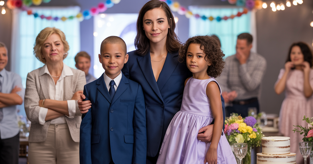 Mom Lets Kids Choose Their Own Clothes, Sends Son In A Dress To Wedding, And Her Mother Loses It