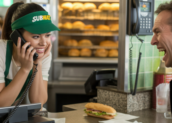 Customer Demands To Speak To The Manager At Subway, So Worker “Promotes” Himself And Answers Her Complaint Live