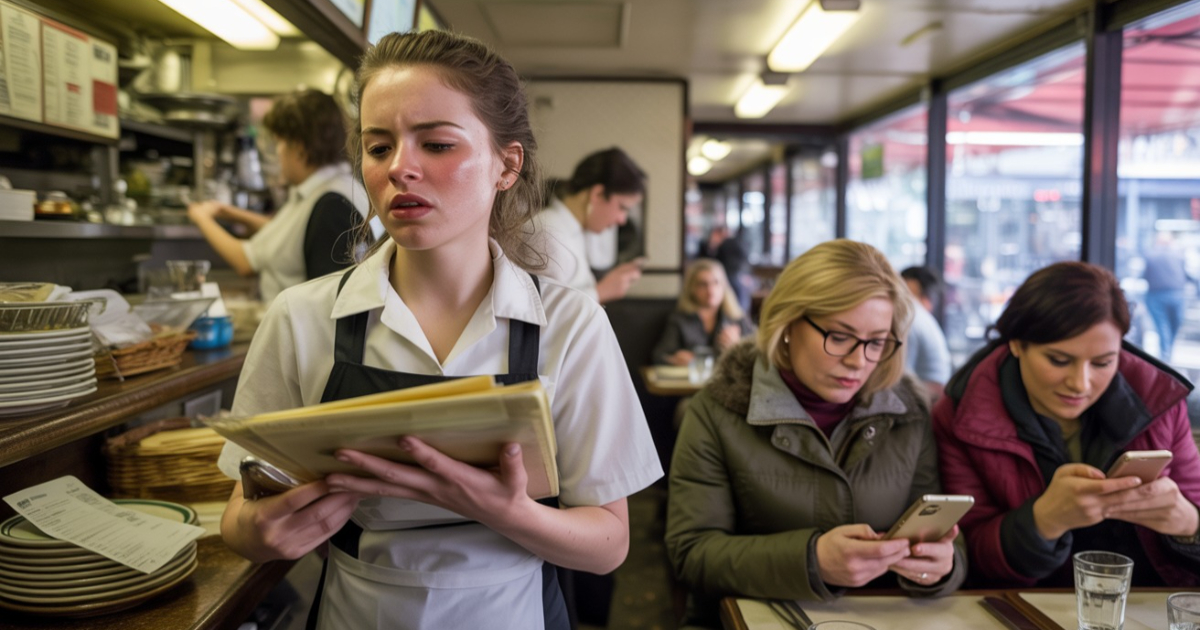 Teen Waitress Forced To Leave Trainee Alone After Lazy Manager Says She’s "Not Invested Enough"