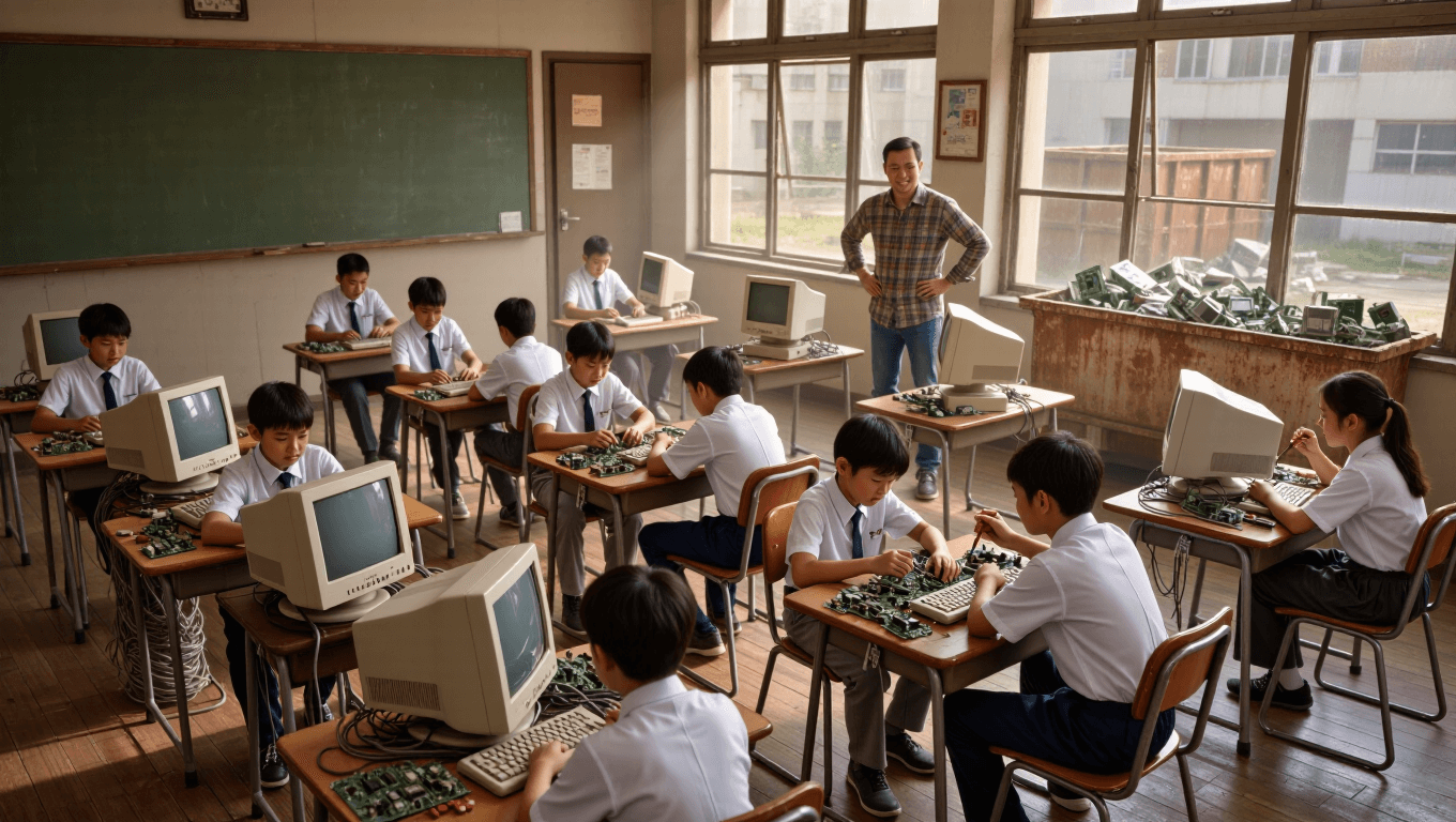 Teacher Told to ‘Throw Away’ 50 Computers, What Happened Next Is Priceless?