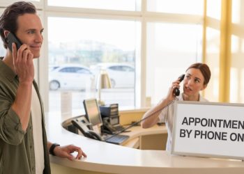 Receptionist Insists On Phone Bookings Only, So He Rings The Phone Sitting Next To Her