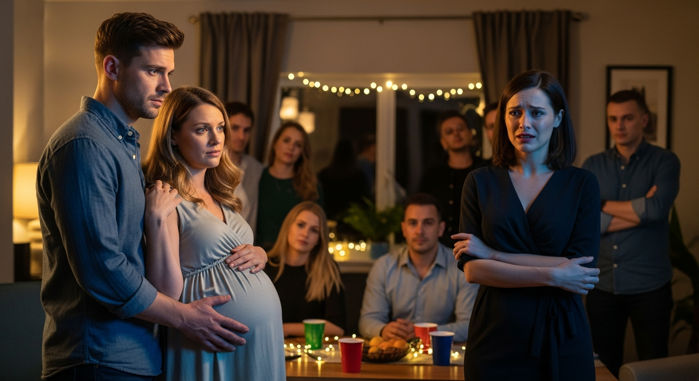 Man Blasted for Bringing Pregnant Wife to Party With His Infertile Ex