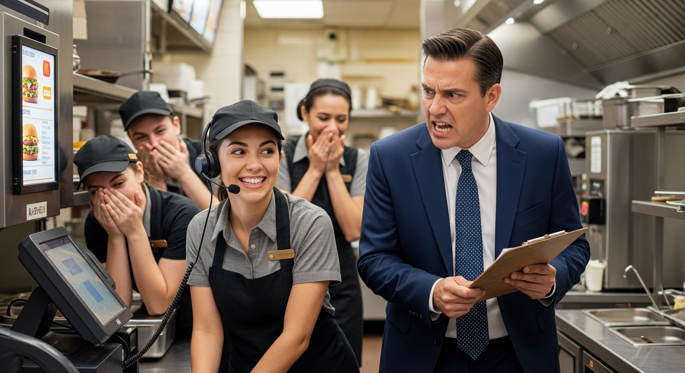 'Read From The Script,' She Said, So The Employee Did, Typo and All