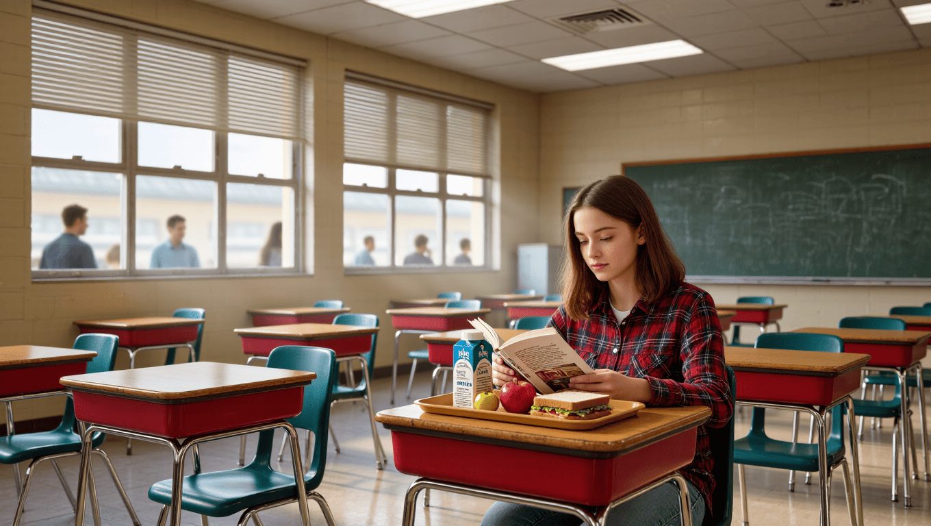 Student Turns Detention Into Her Own Reading Haven, Leaving Teachers Speechless