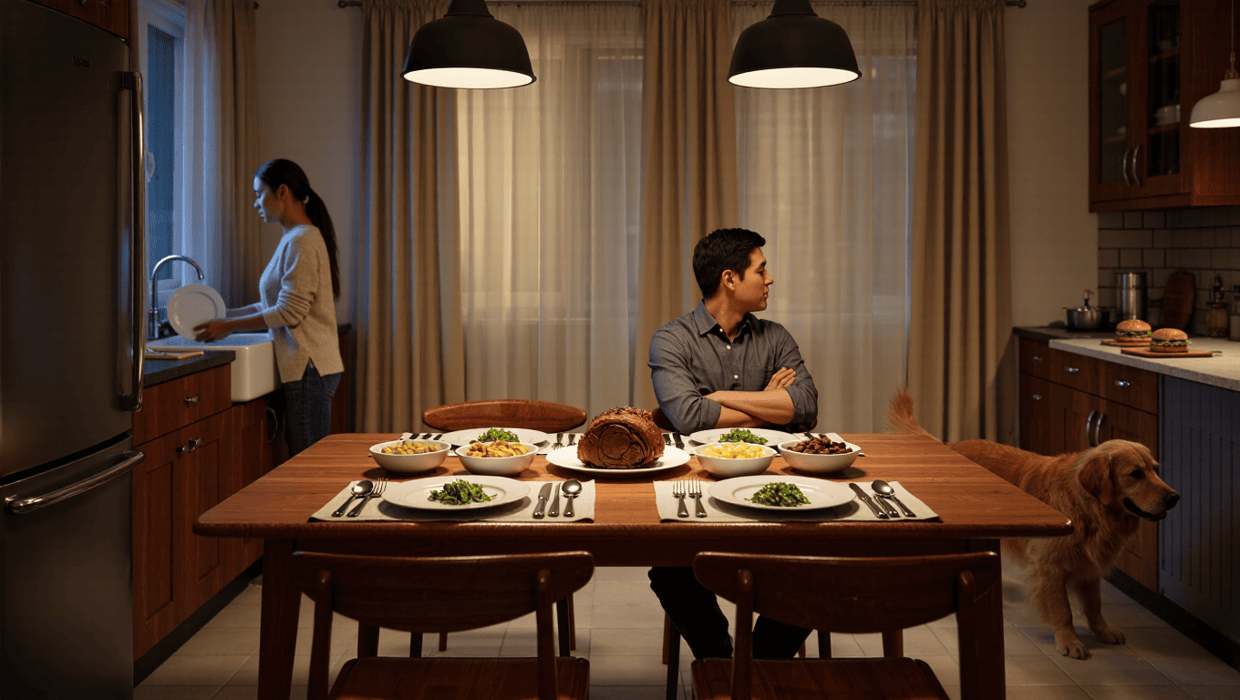 Girlfriend Spends 7 Hours Cooking Yet Partner Refuses to Eat and Gets Angry When She’s Hurt