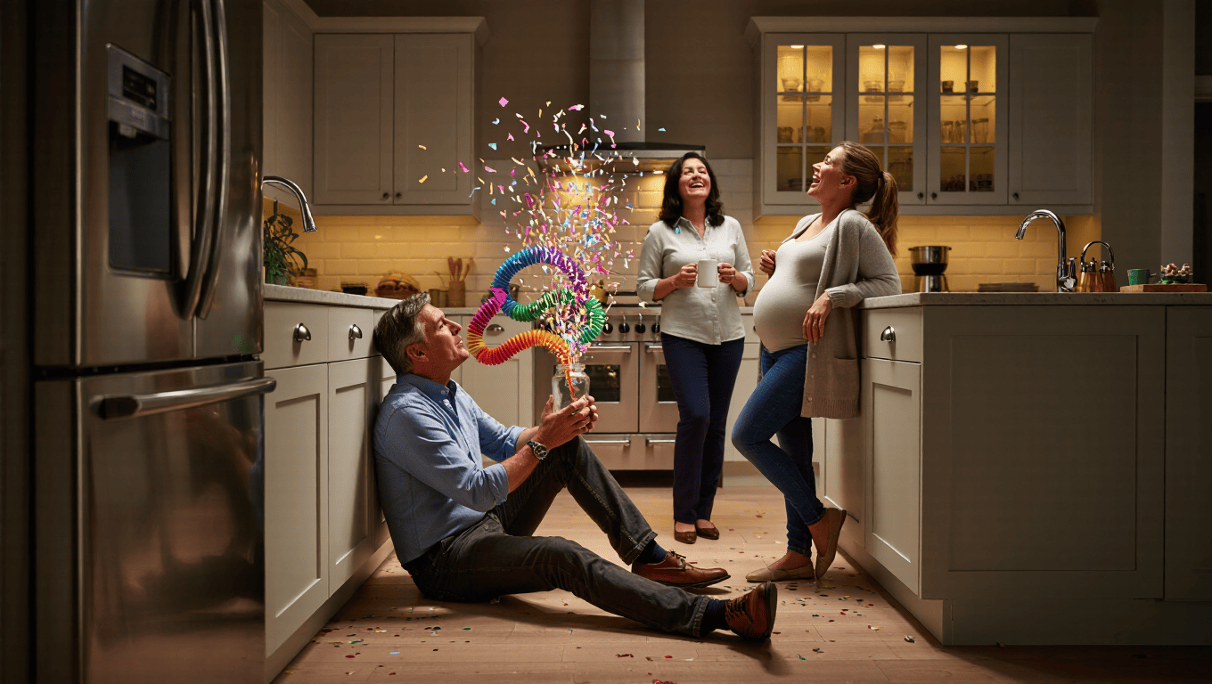 Woman Warns Her Dad Not To Touch a Gift, But He Learns the Hard Way Why