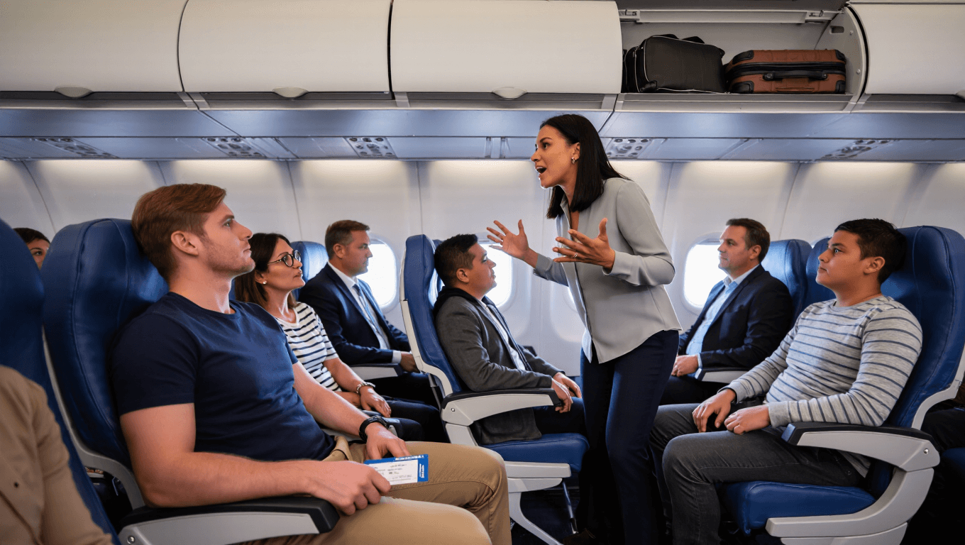 Seat Thief Faces Public Embarrassment When Her Lie Backfires