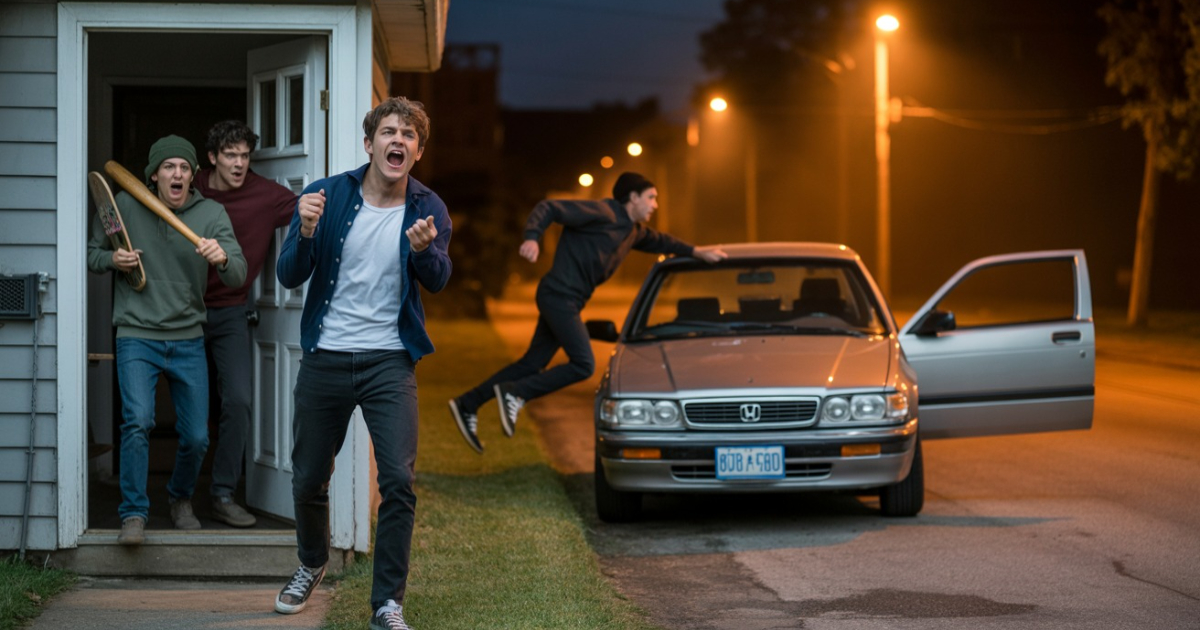 Thieves Try To Steal This Man's Car, But Somehow He “Steals” Their Stolen Honda Instead Thieves Try To Steal This Man's Car, But Somehow He “Steals” Their Stolen Honda Instead
