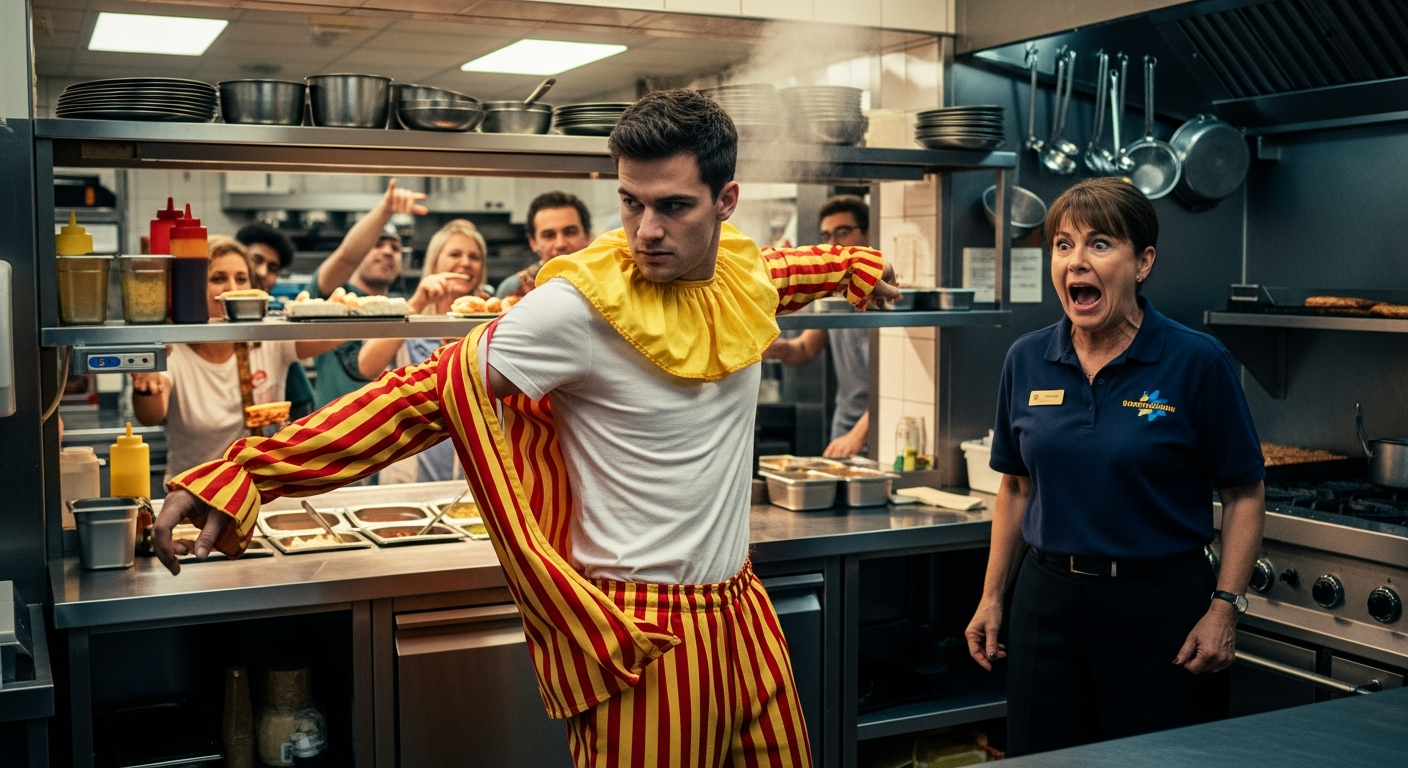 Manager Dares Cook to Quit, He Walks Out in His Underwear