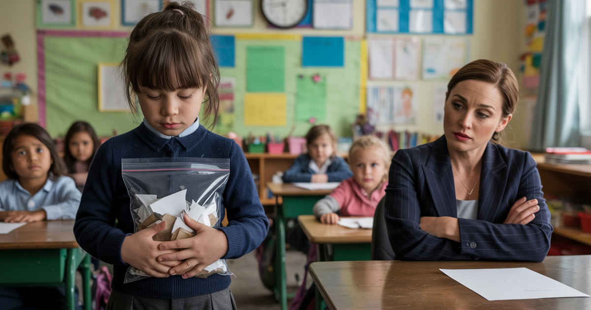 Teacher Refuses Deadline Extension, Student Brings Shredded Project And Leaves Her Speechless