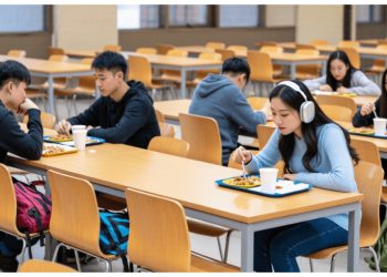 College Freshman Joins a Stranger’s Lunch After They Steal Her Table
