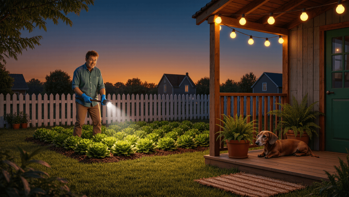 Insult My Old Dog? Enjoy Your Vegetable Patch Turning Into Swiss Cheese