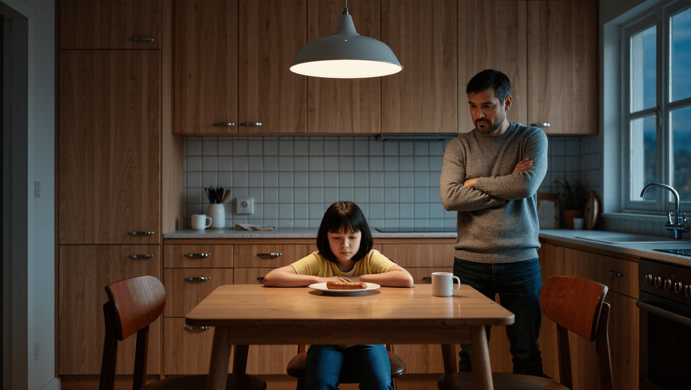 Dad Lets His Daughter Go Hungry After a Dinner Choice Backfires Dad Lets His Daughter Go Hungry After a Dinner Choice Backfires