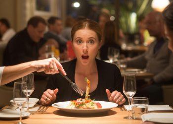 Woman Walks Out Of Restaurant After Friend Stirs Her Food, Leaves Everyone Behind