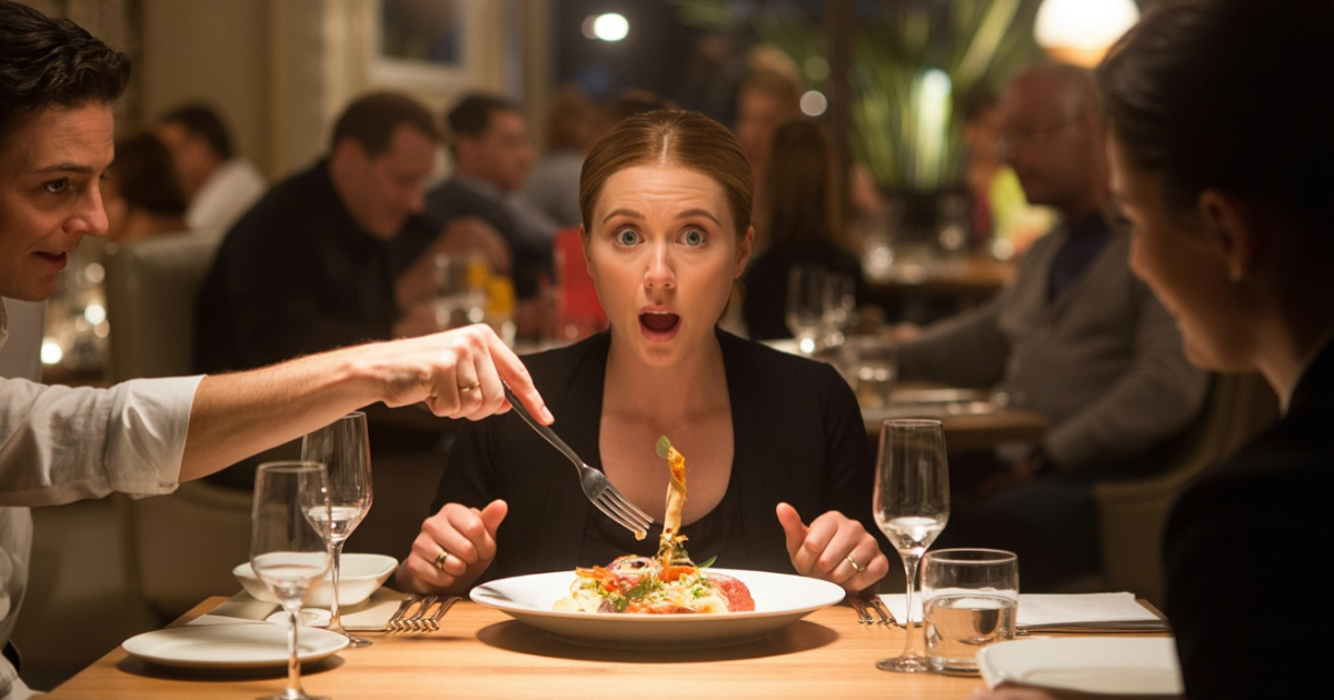 Woman Walks Out Of Restaurant After Friend Stirs Her Food, Leaves Everyone Behind