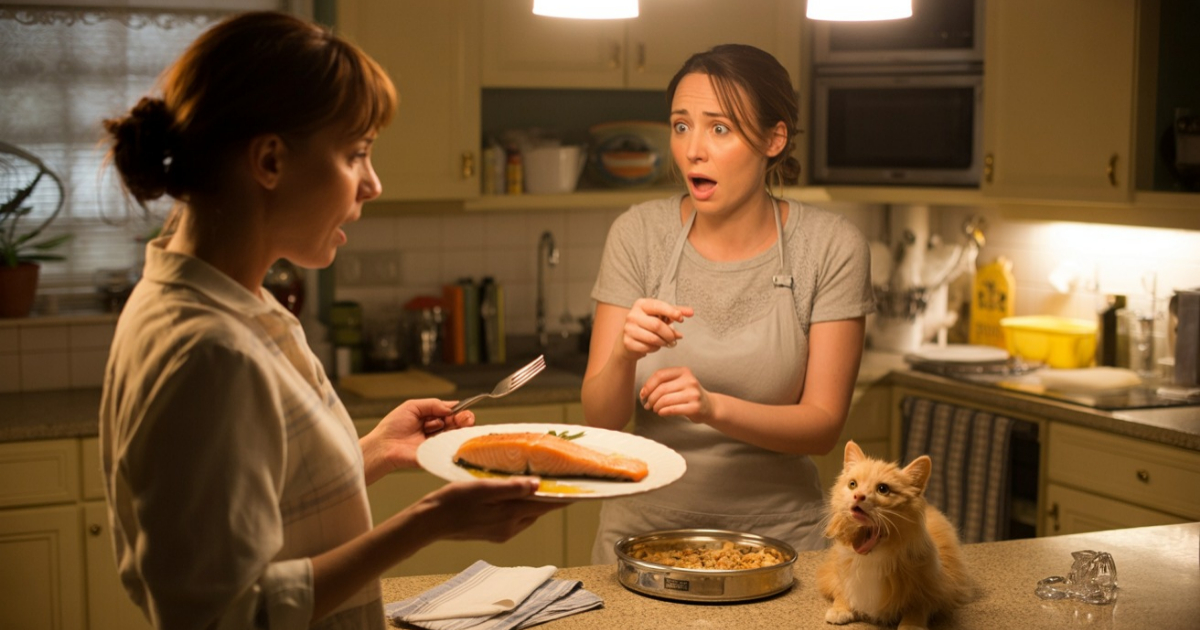 Woman Kicks Out Friend’s Plus-One After Catching Her Eating The Cat’s Dinner