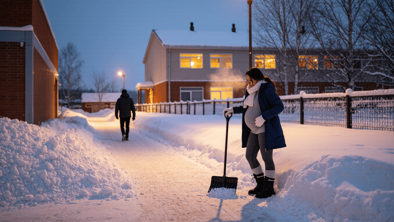 Brother Gets Kicked Out After Letting His Pregnant Sister-in-Law Shovel Snow Brother Gets Kicked Out After Letting His Pregnant Sister-in-Law Shovel Snow