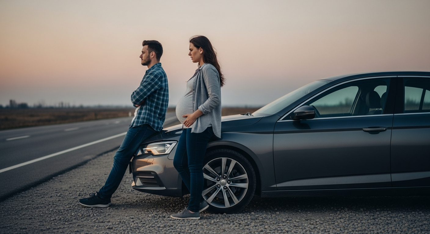 "Do It Yourself": Husband Snaps at Pregnant Wife, Leaves Her Stranded on Roadside